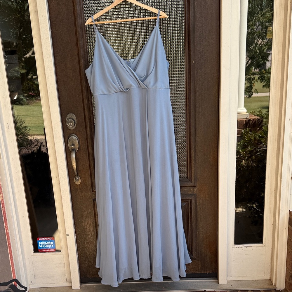 Birdy Grey Light Blue Maxi Dress
